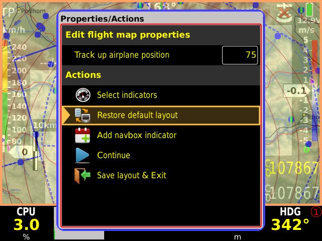 You can also add Compass assist manually by Editing the selected Layout and choose Select indicator.
