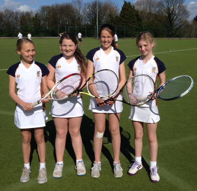 Thursday 7 th May, 2015 1 st V11 Girls Tennis v Austin Friars in Cumbria Cup On Thursday afternoon, the Year 8 girls tennis team which included Lottie Burns, Katie Gill, Carenza Pinn and Sonya