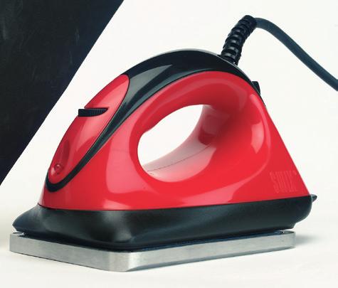 IRONING Important rules: 1: Using the proper iron that keeps a stable temperature. 2: Using the proper iron pass speed, like 5 to 6 seconds per length for Cera F.