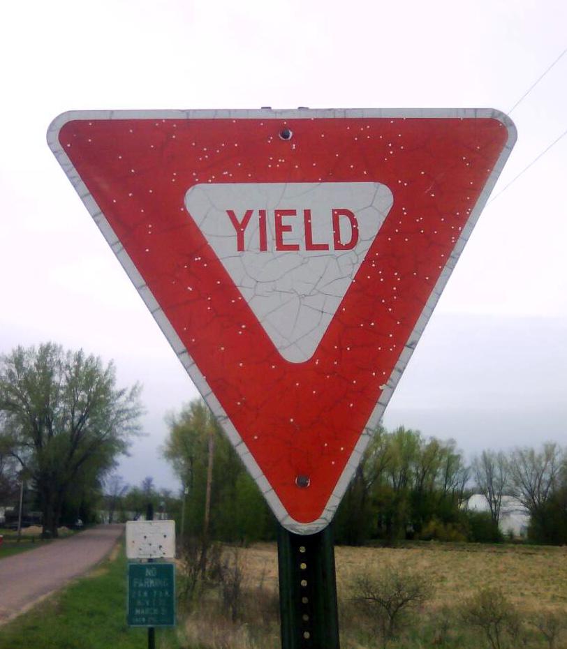 Which signs were removed? Yield signs: were removed along Minimum Maintenance Roads (MN Statute 160.