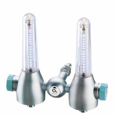 4 Flowmeter Surgical Workplaces Single and twin flowmeters for oxygen And COMPRESSED AIR FIna Flow for ADULTS And CHILDREN Convincing innovation: The pressure compensated FINA FLOW flowmeters support