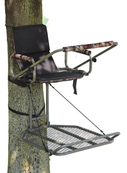 stand is a seat or platform for hunting