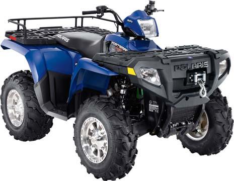 The smooth 700cc single delivers all the power an ATV owner could want for hauling gear or game.