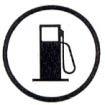WHITE or BLUE SYMBOL on a YELLOW BACKGROUND * BLUE or WHITE BACKGROUND * TYRE MARKING/ CHECKING One sign for all tyre operations REFUEL ZONE One sign for all refuel operations RADIO