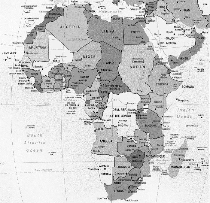 問 5. 次の英文を読み その内容に関する (1) (5) の質問に対して最も適切なものを それ ぞれ 1 4 の中から一つ選び その番号を記しなさい AFRICA Of all the continents in the world, only Asia has a bigger area than Africa.