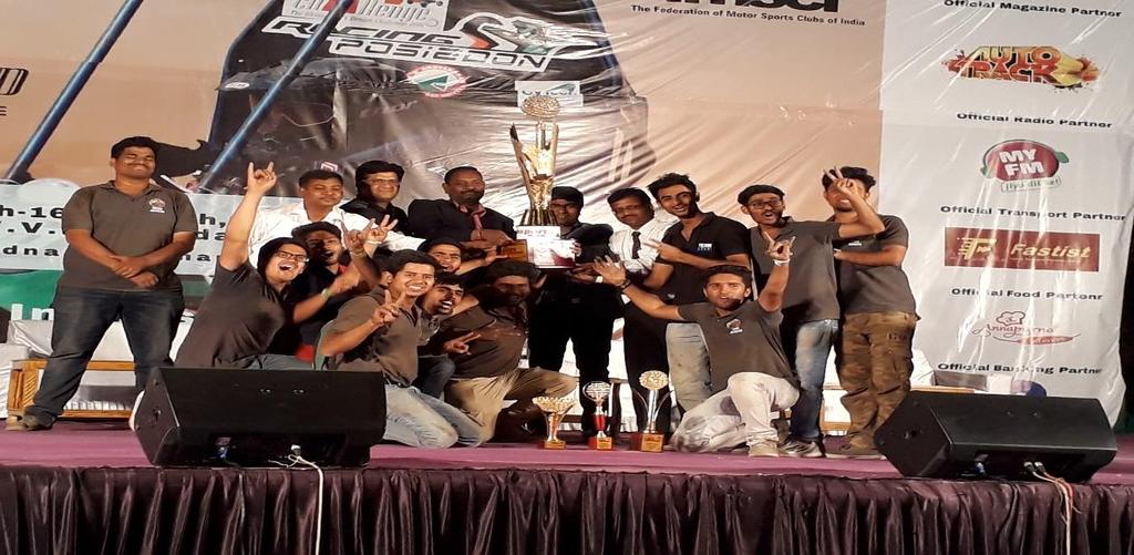 all around the world MEGA ATV CHAMPIONSHIP (Held at Nashik) Secured 1 st position in Flat Dirt Race