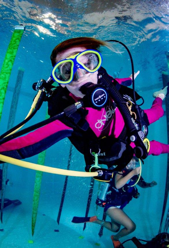 THE OCEAN FIRST EXPERIENCE Your passport to the underwater world begins with the Ocean First Open Water Diver course. This class introduces you to the exhilarating sport of scuba diving.