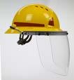 HEADGEAR Used without hard hats 251-01-5200 251-01-5201 251-01-7206 251-01-7204 251-01-7701 BRACKETS Used with hard hats SAFETY VISORS - UNIVERSAL STYLE NUMBER MATERIAL LENS THICKNESS SIZE BINDING