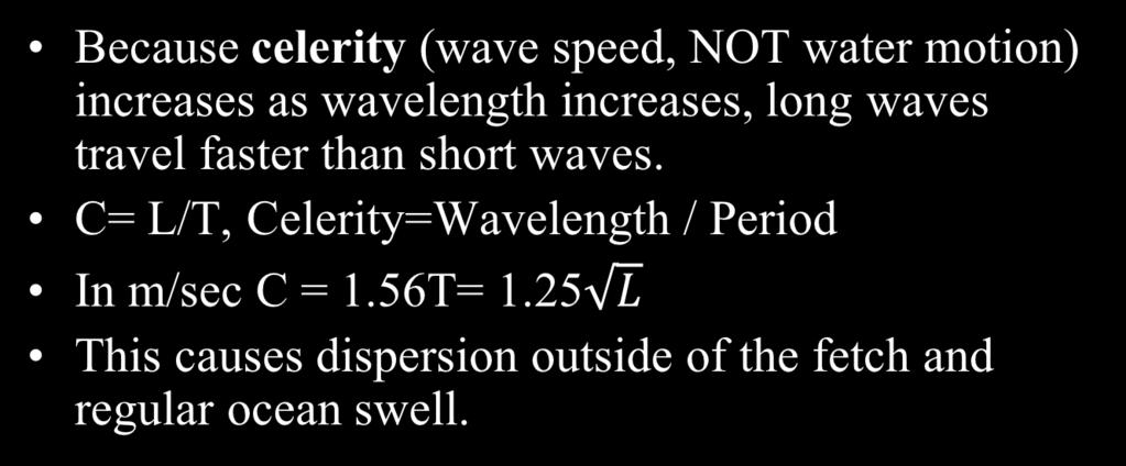 Wave Speed and Celerity Figure 07.