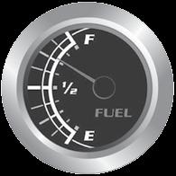 Fuel Gauge Trim Gauge The Fuel Gauge indicates the amount of fuel remaining in the fuel tank. The Trim Gauge indicates the position of the Wake Plate.