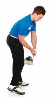 set-up fault set-up fix high and righty Addressing the ball with the right shoulder much higher than the left naturally encourages a steeper angle of attack as well as an out-to-in swing