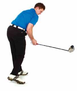 This opening of the shoulders causes the clubhead to work across the ball-target line left of the target promoting excessive sidespin.