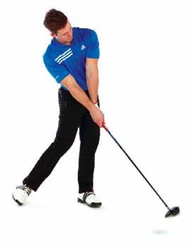 arm check club extension Feeling that you extend the club low and long down the target line after impact will help the right hand rotate over the left and turn the clubface from open to closed for