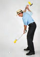 26. VISUALIZE A HOLE BEHIND THE HOLE This will help you understand -- and feel -- the down in downswing.