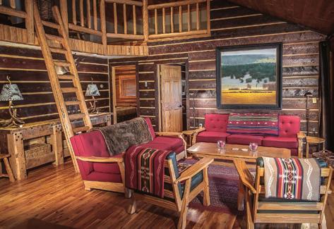 All of our cabins and Casitas feature wireless