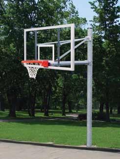 8 9 Heavy-Duty Outdoor Packages Extreme play can be hard on typical outdoor basketball systems.