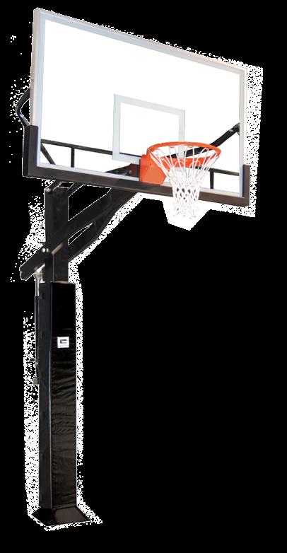 Class 85, 24 Hour Ship GP8G60DM: Collegiate Jam Adjustable Basketball System with Glass Backboard Weight: 422 LBS, Truck, Freight Class 85, 24 Hour Ship 5 square post with 36 extension heavy 2 x 4