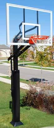 12 13 GP Series GP Series Adjustable Basketball Systems are a great value for home, school, or playground use Height adjustment actuator mechanism allows board to easily adjust from 7 ½ to regulation