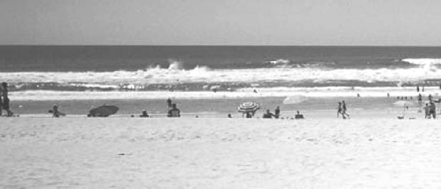 As with many surf spots, the majority of surfers tend to congregate closer in on the beach break, even when the reef is pumping in the sets.