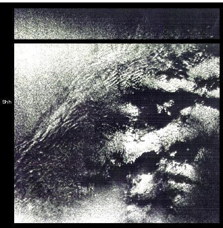 Figure 4. Russian Almaz (S-Band, HH) SAR image of the acquired on 5 July 1991.