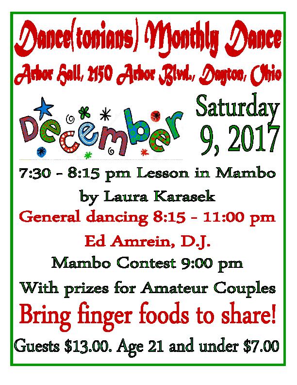 3, 5 & 9 76 Club Presents New Year s Eve With Swing n Sway Featuring Arbor Hall Santa Babies Saturday, December 2nd Please bring a sweet treat to share 8:00-11:00pm Dancing John Bramhall, D.J. 76 DANCE CLUB Sat.