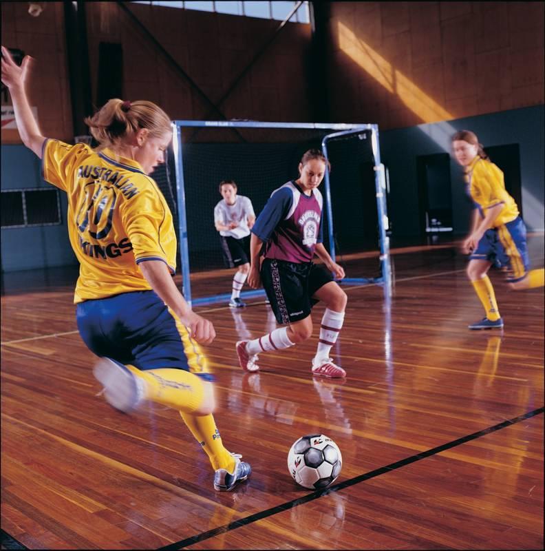 What is Futsal? Futsal is an indoor version of soccer. Its name is derived from the Portugese futebol de salão and the Spanish fútbol sala/de salón, which can be translated as 'indoor football'.