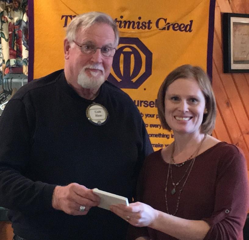 What would you say to someone who is thinking about joining Hallie Optimist Club? It s a good, friendly, organization that does a lot for the youth in our community.