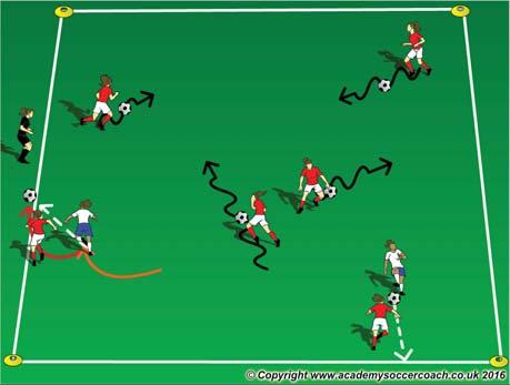 If the coach calls out "YELLOW LIGHT;" coach's choice, players can either dribble very fast or slow like a turtle.