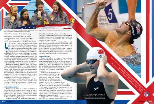 Expanded Online Content Each month Swimming World will provide an expanded version of the print magazine for online readers.