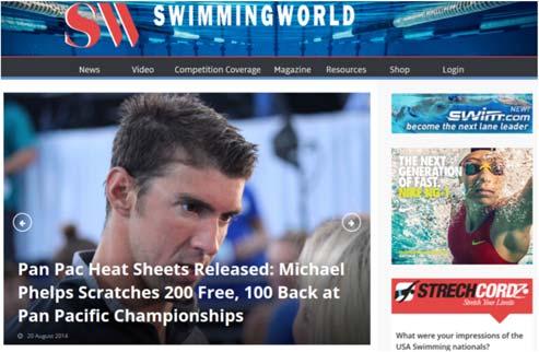 2015-2016 Media Kit Inside Sports Publications International Sports Publications International first published Swimming World Magazine - The Most Trusted Source for News, Training, Technique and