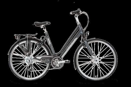 This is a lightweight bike which guarantees a sporty ride, thanks to its special frame geometry.
