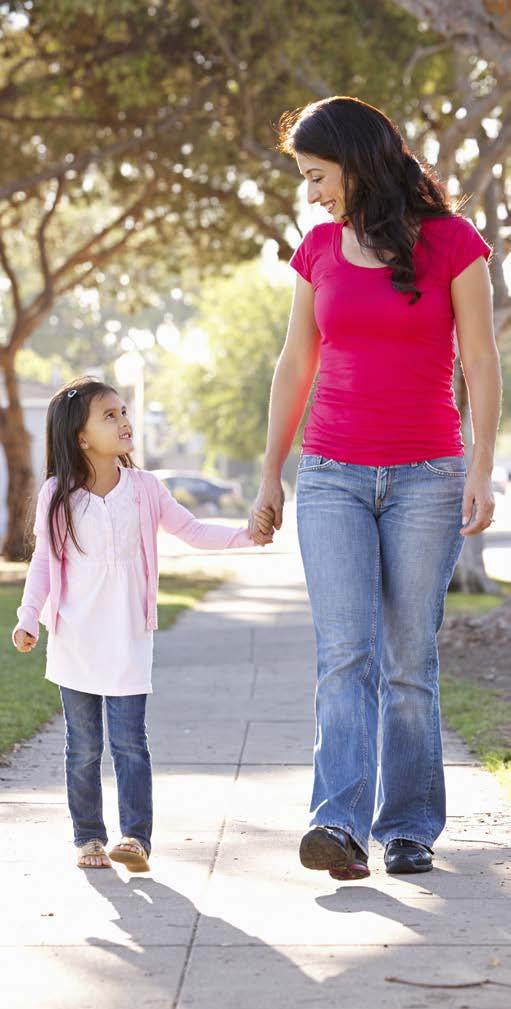 What should we do to help our children safely walk in our neighborhoods and get safely to school? Make sure that children 10 years and younger always cross the street with an adult.