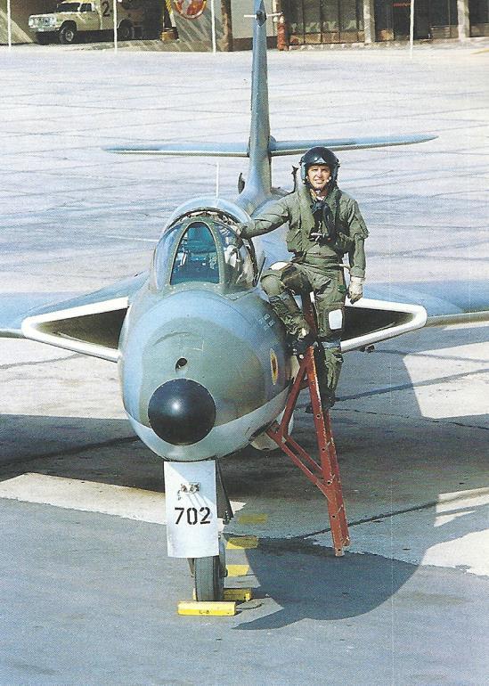 Hunter Mk.71 J-702, Chilean Air Force, 9 th Group, Cerro Moreno Air Base, 1978.