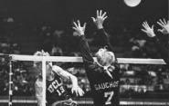 UCLA S 18 NCAA CHAMPIONSHIPS Since 1970, UCLA has won 18 NCAA volleyball titles, all under the direction of coach Al Scates. Among UCLA sports, that total is a school record.