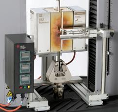 Environmental Simulation Tools Model 653 Furnaces for Series 40 (EM) Systems Enables testing from 100 C to 1400 C with single or multiple-zone heating Ideal for high-temperature tension, compression