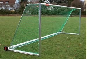 Goals 足球龍門 "Safety" Full-Size Portable Goal with Wheels 7.32x2.44 m Depth: 0.8/2.