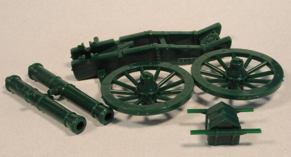 As the artillery along the palisade consisted of a light field-gun, I selected the smaller of the two supplied gun tubes to use.