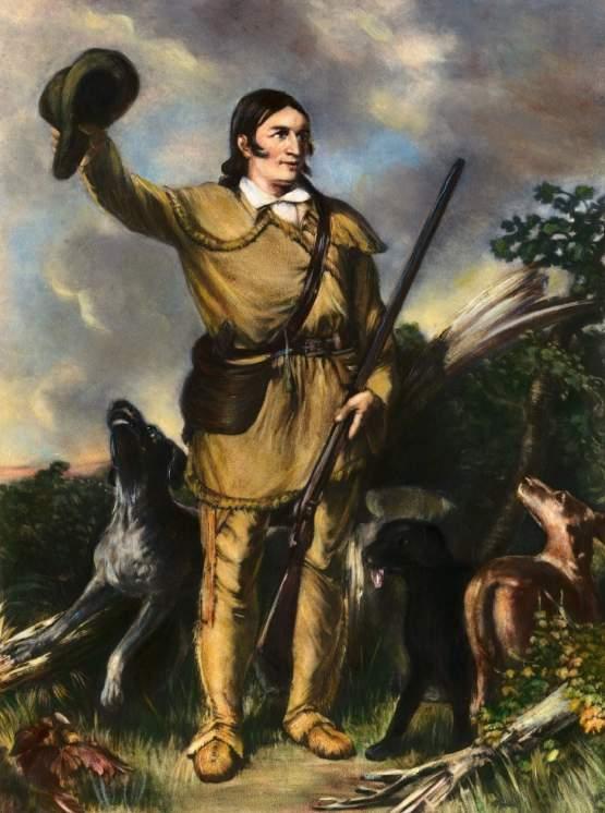 Colonel David Davy Crockett was well known for his tall tales and his ability as a hunter. He had recently lost his seat in the U.S. Congress.