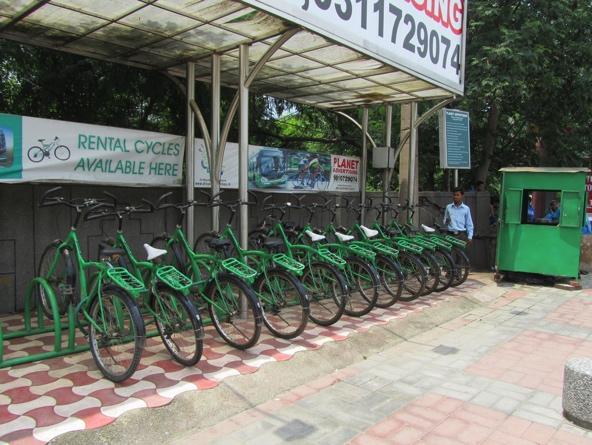 3. Existing cycle rental schemes in Delhi To encourage cycling as last mile transport, Delhi had introduced two cycle rental schemes: Planet Bikes and Rent-a-Bicycle.