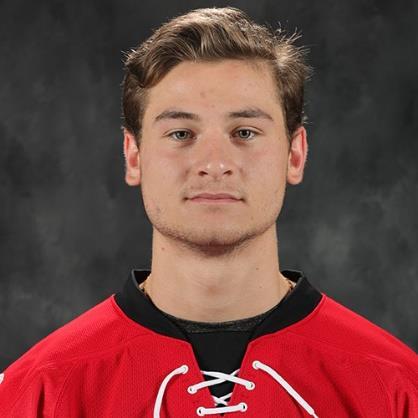 #12 Julien Gauthier (JEW-lee-in GOH-tyay) Born: 10/15/97 Hometown: Pointe-aux-Trembles, QC Shoots: Right Height: 6'4" Weight: 225 lbs.