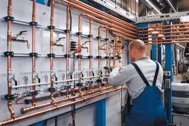 > Fittings Specifically Designed for Gas Installations: PropressG fittings have been designed for use in gas installations, and are easily recognised by YELLOW markings.