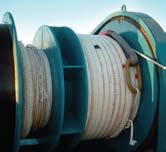 Problem: STEEL WIRE ROPE Heavy weight makes length limited Sinks in water Reduces lifting capacity of winches Heavier deck loads Increases power requirements Difficult handling for crews and ROVs