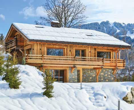 France Megève France A newly built luxurious chalet located in the center of the village with a