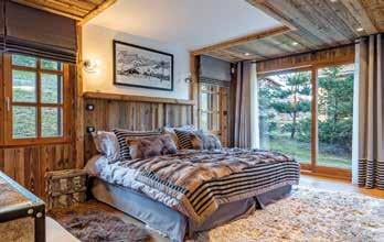 Megève This exceptional, recently built chalet is located overlooking the much sought-after Mont d