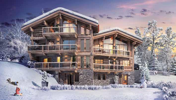 Courchevel Moriond An off-plan development on the top floor of the Residence Grandes Bosses in Courchevel Moriond.