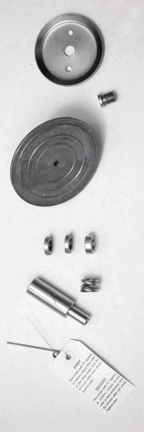 Identity of the Can Sealer Parts (continued) Chuck Chuck Screw