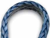 For 8-strand and 3-strand single braids, a single cut strand indicates that the rope must be repaired or retired.