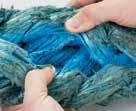 To determine the extent of outer fiber damage from abrasion, a single yarn in all abraded areas should