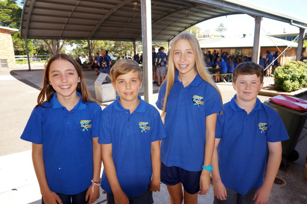 au Phone: 65831844 Fax: 65841632 YEAR 7 SETTLE INTO HIGH SCHOOL Layla Dowell, Zac Perrot, Talea Maslen, Sam Slavek Year 7 students at Hastings Secondary College, Port Macquarie Campus, have settled
