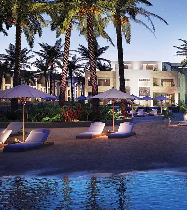 The exceptional scheme of the opulent 193,000sqm beach community blends